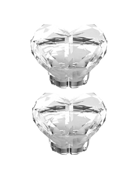 2 Piezas Botón de Tanque de Inodoro Corazón Junfamilee