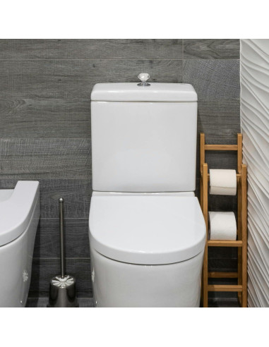 Botón de Inodoro OHNAKON Cristal Diamante 3x3cm - 2 Pack