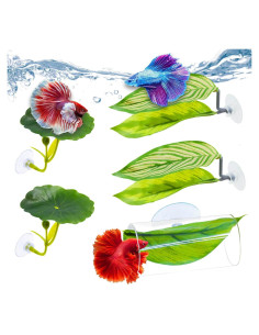 Juego de Accesorios para Acuario Betta BaoZqua 5 Piezas