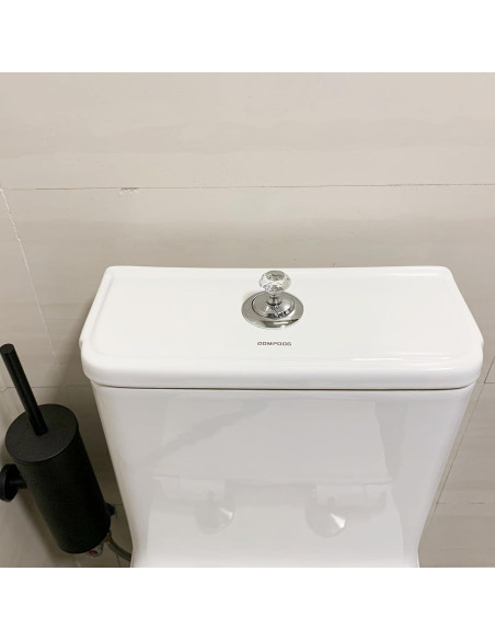 Botón de Inodoro OHNAKON Cristal Diamante 3x3cm - 2 Pack