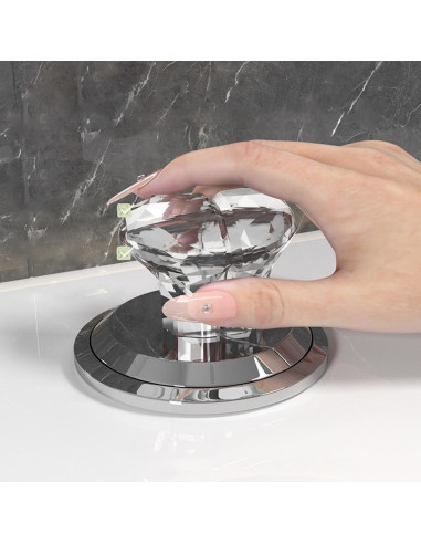 2 Piezas Botón de Tanque de Inodoro Corazón Junfamilee