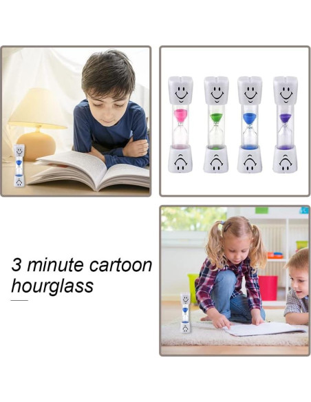 Temporizador de Cepillo de Dientes 4 Pcs HUAZEXINX 3 Minutos