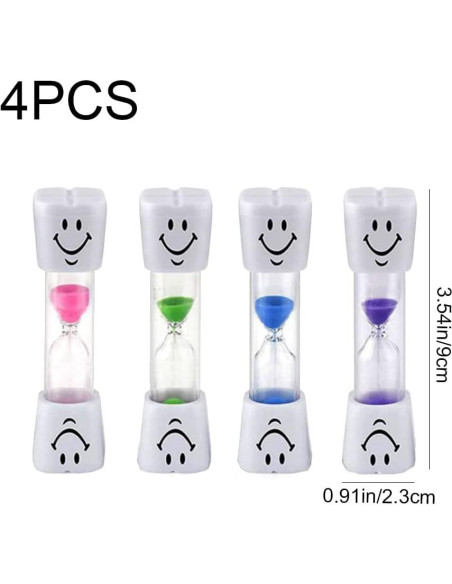 Temporizador de Cepillo de Dientes 4 Pcs HUAZEXINX 3 Minutos