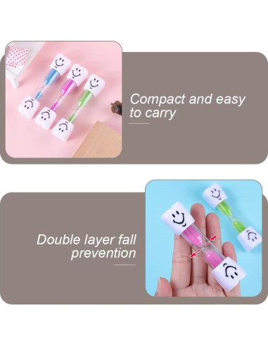 Temporizador de Cepillo de Dientes 4 Pcs HUAZEXINX 3 Minutos