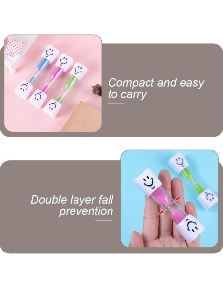 Temporizador de Cepillo de Dientes 4 Pcs HUAZEXINX 3 Minutos