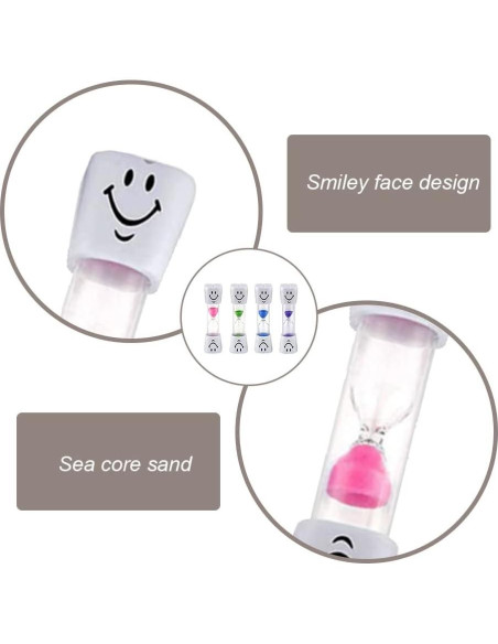 Temporizador de Cepillo de Dientes 4 Pcs HUAZEXINX 3 Minutos