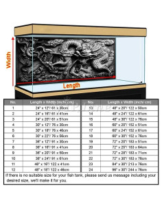 Póster de Fondo para Acuario VIP.LINE PVC 61x30cm Autoadhesivo 2