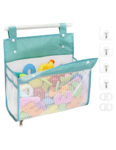 Organizador de Juguetes de Baño Muchfun Azul 35.56x27.94 cm