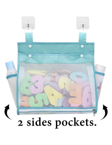 Organizador de Juguetes de Baño Muchfun Azul 35.56x27.94 cm