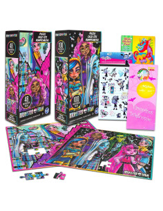 Conjunto de Rompecabezas Monster High - 2 Piezas 48 y 100 Piezas