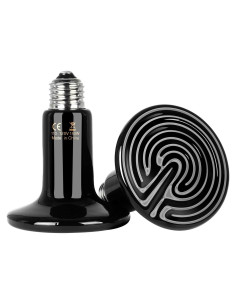 Bombilla de Calor Cerámica Simple Deluxe 150W Paquete de 2