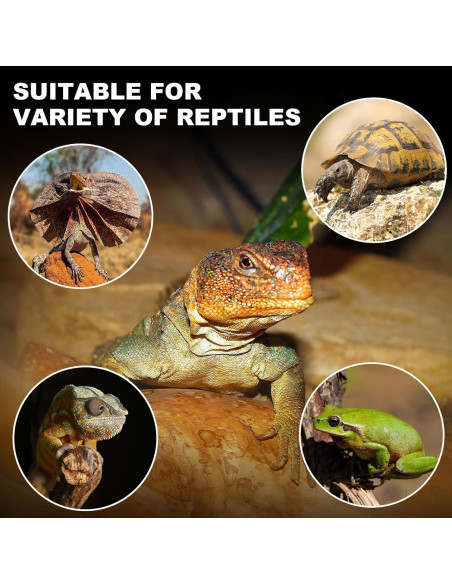 MIXJOY Lámpara de Calor para Reptiles 150W Cerámica 2Pack