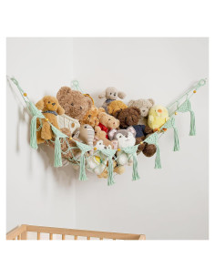 Hamaca de Peluches Colgante Amdermi Verde 150x99 cm