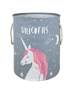 Cesta de Lavandería Infantil VAIVUSTO Unicornio 63L Impermeable