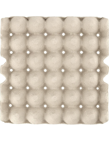 20 Bandejas de Huevos KOHAND 30x30cm Pulpa Grises Blancas