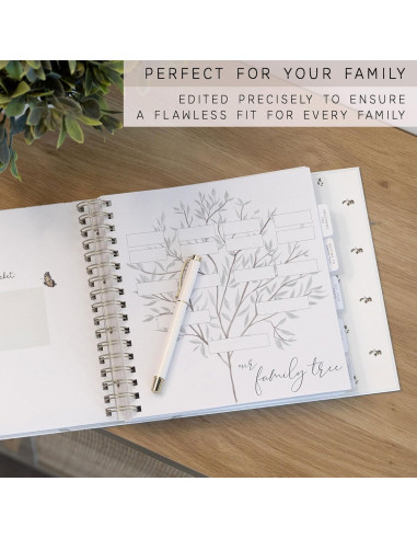 Libro de Recuerdos para Bebé dos pequeños dinosaurios 120 Páginas