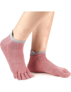 Calcetines de Dedos Cortos Meaiguo para Mujeres 5-9 Multicolor 2