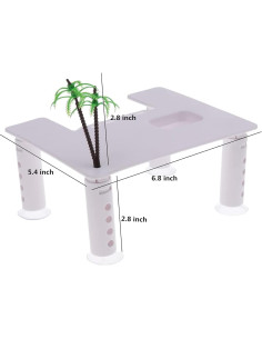 Plataforma Flotante para Tortugas Alfyng 17.3x13.7cm 4 en 1 2