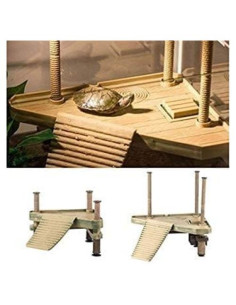 Plataforma Flotante para Tortugas Estink - 2 Piezas con Rampa