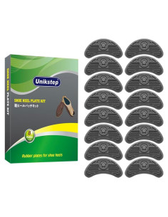 Kit de Reparación de Tacones UNIKSTEP 8 Pares Goma Antideslizante