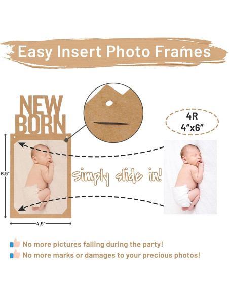 Banner de Fotos de Cumpleaños 1 Año PartyHooman Kraft