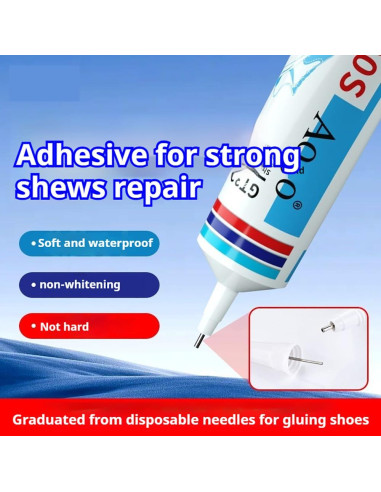 Pegamento de Caucho para Zapatos 60ml - Adhesivo Impermeable