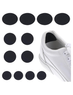 Parches de Reparación de Zapatos Sibba 12 Pcs Negro