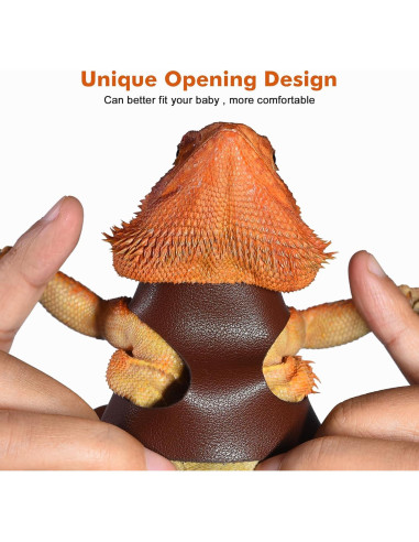 Arnés Ajustable para Lagartija Dragón Barbudo Likzinwa - 4 Tamaños