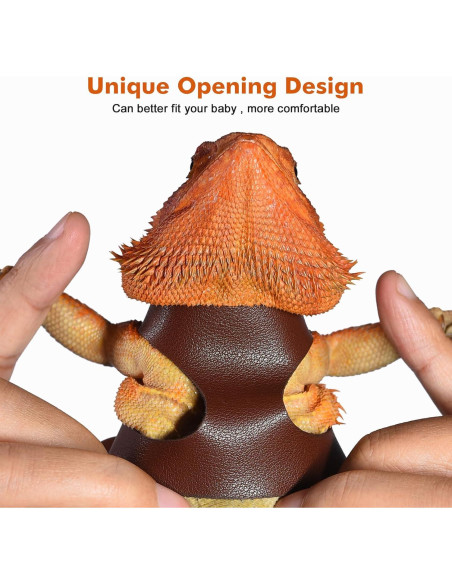 Arnés Ajustable para Lagartija Dragón Barbudo Likzinwa - 4 Tamaños