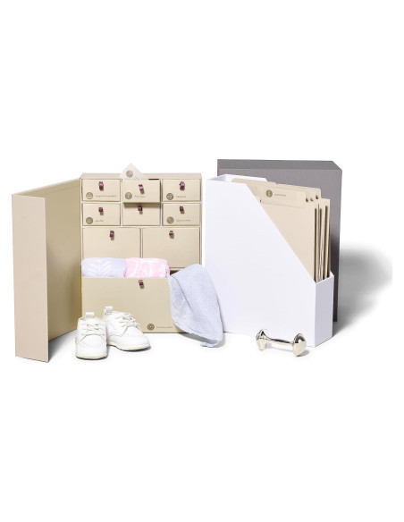 Caja de Recuerdos Deluxe Savor para Bebés - Organizador Neutro Caja de Recuerdos Deluxe Savor para Bebés - Organizador Neutro