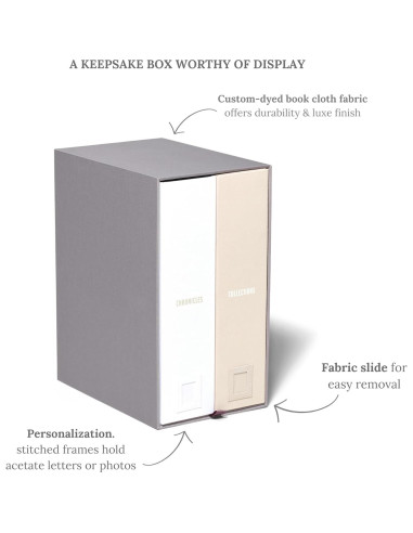 Caja de Recuerdos Deluxe Savor para Bebés - Organizador Neutro