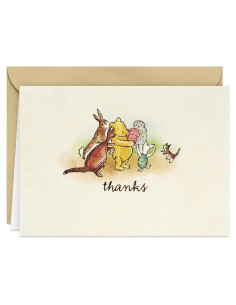 Notas de Agradecimiento Hallmark Winnie the Pooh - 20 Tarjetas