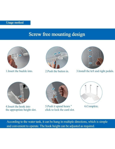 Plataforma de Sol Bañera para Tortugas AnRui Acrílico Grande