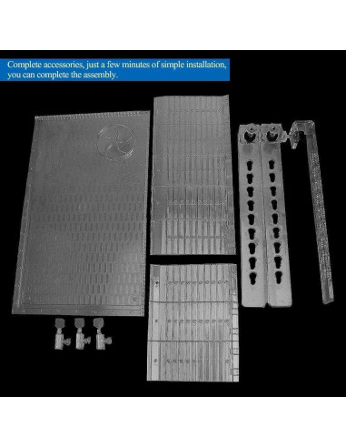 Plataforma de Sol Bañera para Tortugas AnRui Acrílico Grande