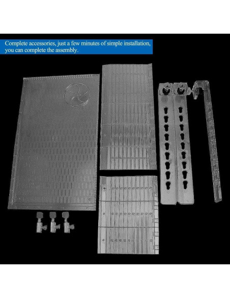 Plataforma de Sol Bañera para Tortugas AnRui Acrílico Grande