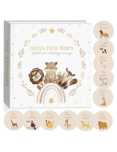 Libro de Recuerdos para Bebés Molly - 110 Páginas Tapa Dura