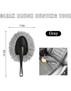 Cepillo de Microfibra KVAEY para Limpiar Tablero de Auto 2