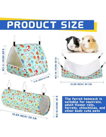 Accesorios para Jaula de Mascotas Abbylike 9 Piezas