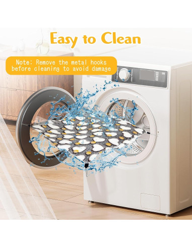 Juego de Hamacas para Ratas PINVNBY 3 Piezas Suave Gris