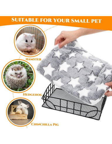 Plataforma para jaula de ratas Acshio con hamaca y alfombrilla