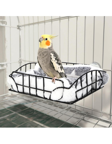 Plataforma para jaula de ratas Acshio con hamaca y alfombrilla