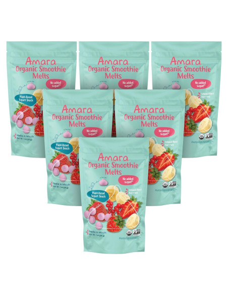 Amara Smoothie Melts - Snacks Saludables para Bebés 170g