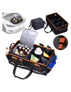 Organizador de Maletero Frontal Rifachua con Bolsa Térmica 54L