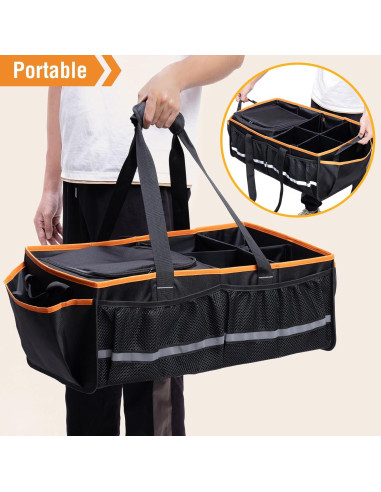 Organizador de Maletero Frontal Rifachua con Bolsa Térmica 54L