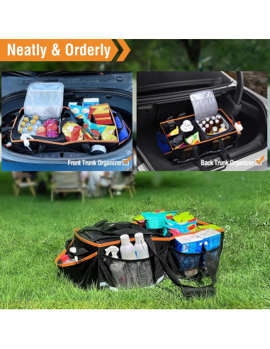 Organizador de Maletero Frontal Rifachua con Bolsa Térmica 54L