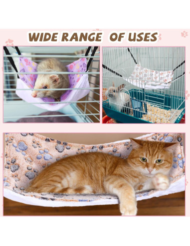 Hamaca Colgante para Gatos Geelin 4 Pcs 40x50 cm Suave