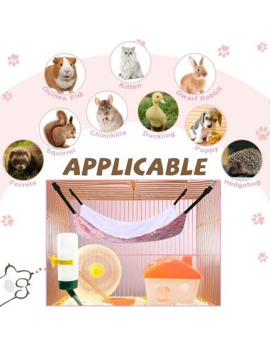 Hamaca Colgante para Gatos Geelin 4 Pcs 40x50 cm Suave