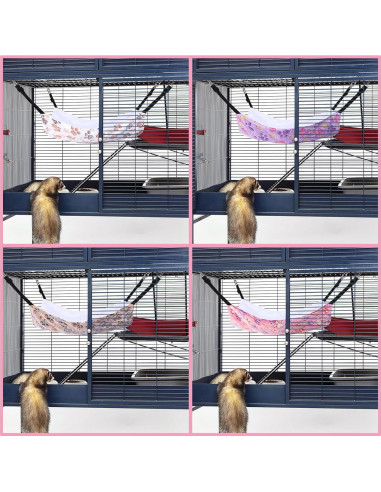 Hamaca Colgante para Gatos Geelin 4 Pcs 40x50 cm Suave