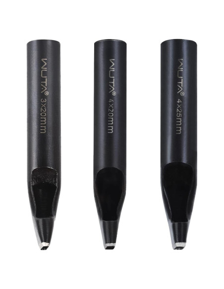 Perforador de Cuero WUTA 3 Pcs - Varios Tamaños para Cinturones
