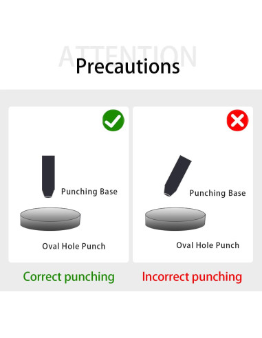 Perforador de Cuero WUTA 3 Pcs - Varios Tamaños para Cinturones